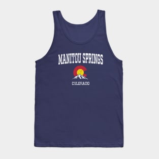 Manitou Springs CO Vintage Athletic Mountains Tank Top